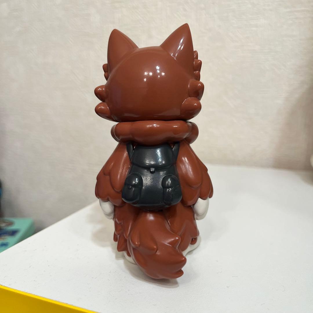あらいきりこ　おおかみくん　ソフビ　ブラウン　茶色　フィギュア