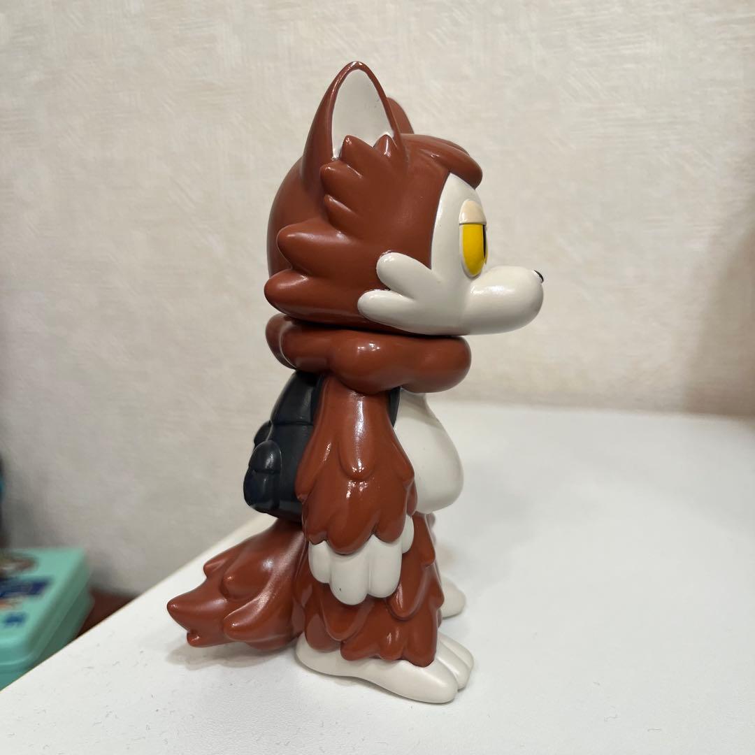 あらいきりこ　おおかみくん　ソフビ　ブラウン　茶色　フィギュア