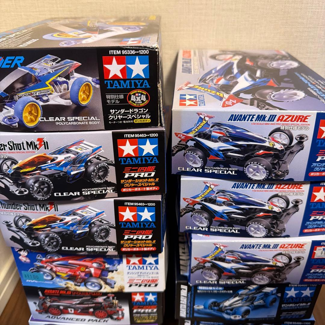ミニ四駆 13個セット アバンテ マンタレイ サンダーショット