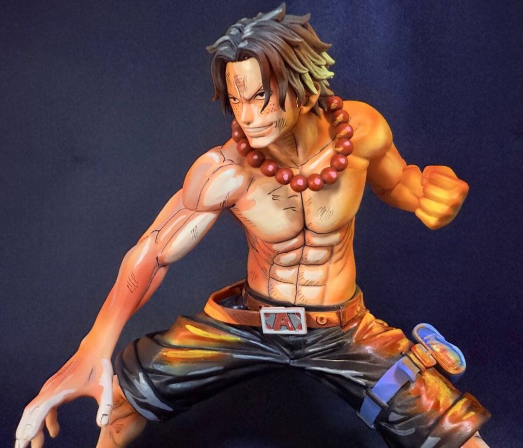 ワンピース　グランディスタ　エース　リペイント　ログボックス　ワーコレ