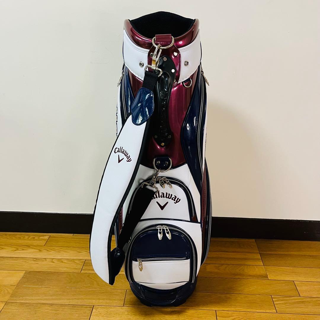 【美品】キャロウェイ　Callaway キャディバック　皮仕様 送料込み