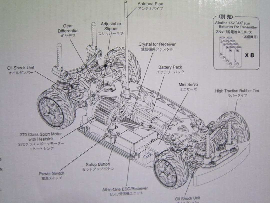 1/10 ABCホビー レジェーロ 完全動作 タミヤ Mシャーシ同等 カプチーノ