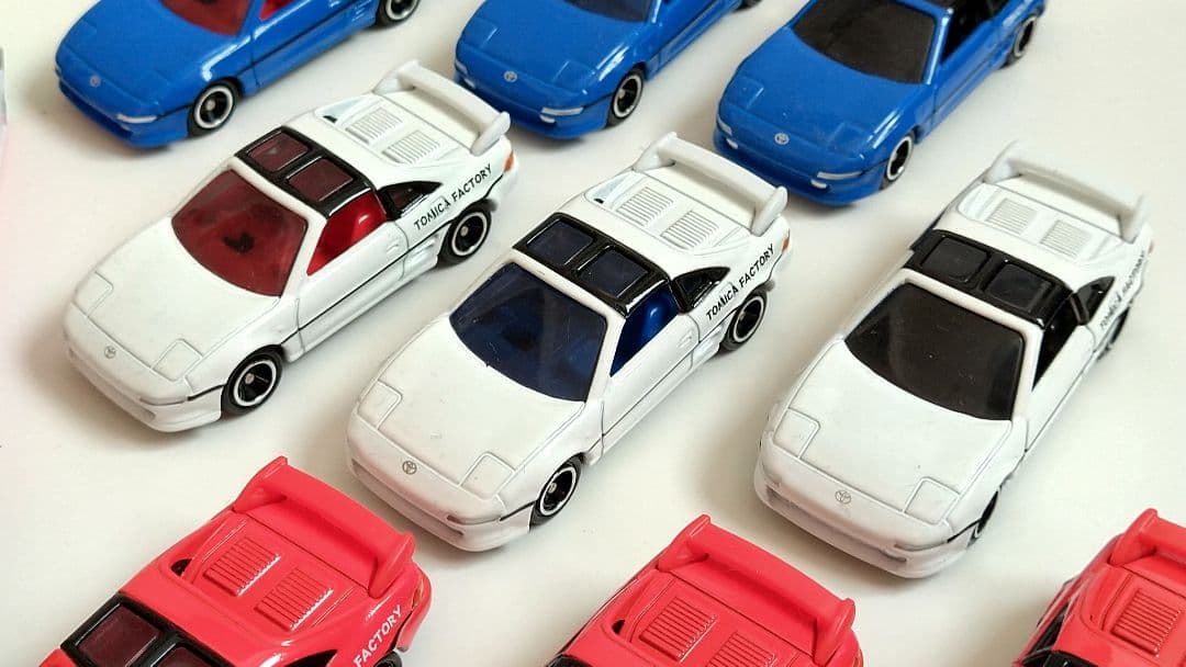 うえだかずやトミカ組み立て工場MR-2 9台セット コンプリート SW20