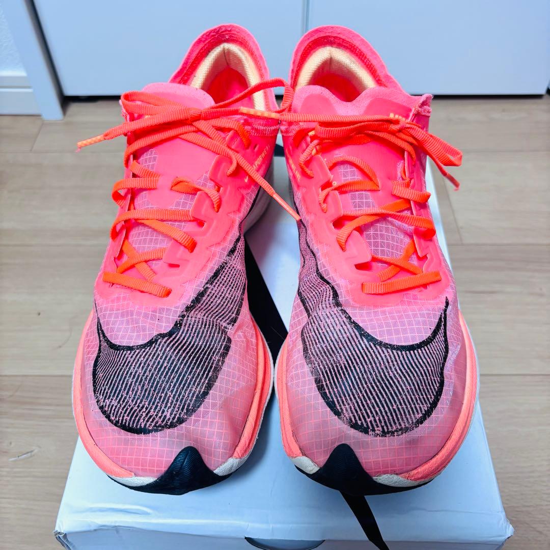 ナイキ　ランニングシューズ　ヴェイパーフライ オレンジ　28cm