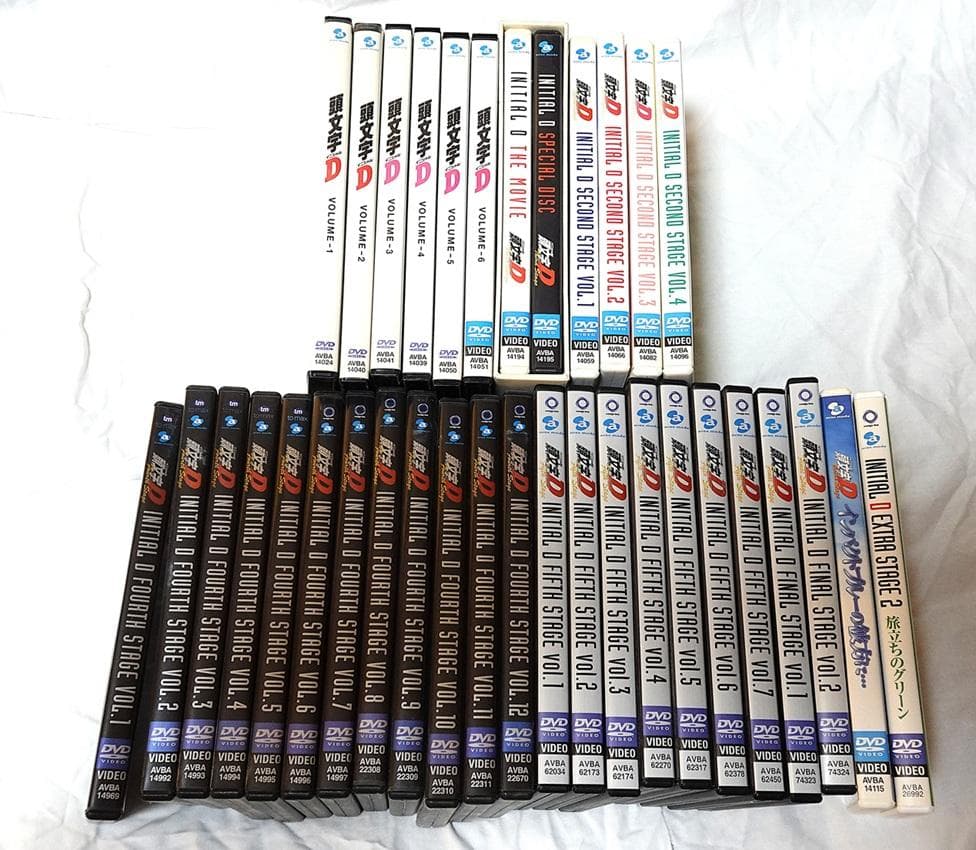 希少出品★☆「イニシャルD」1st〜ファイナルまでのDVD全36巻セット☆★