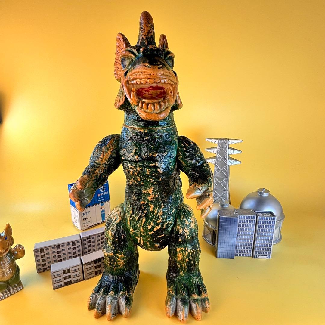 マルサン ドラギラス ジャイアント 40ｃｍ 当時物 オマケ付