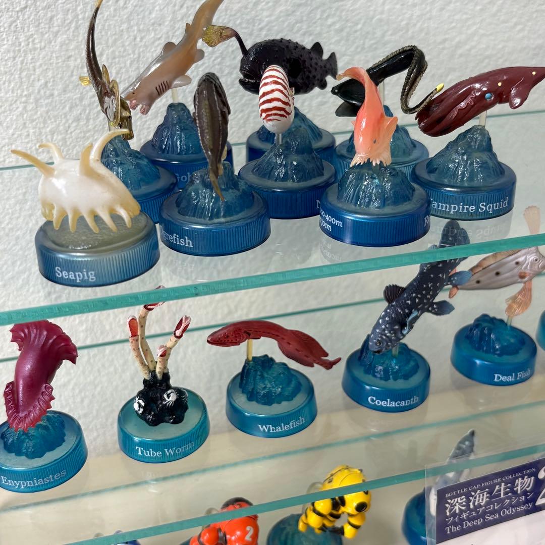 The Deep Sea Odyssey 海洋堂 深海生物 ボトルキャップ 希少