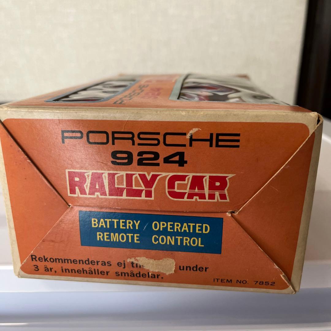 ブリキ　アサヒ　ポルシェリモコンカー　ビンテージ