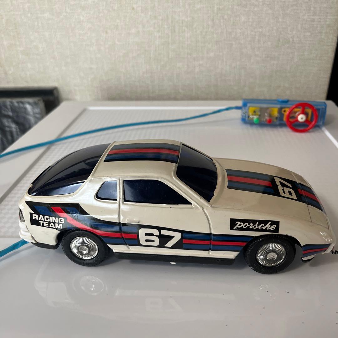 ブリキ　アサヒ　ポルシェリモコンカー　ビンテージ