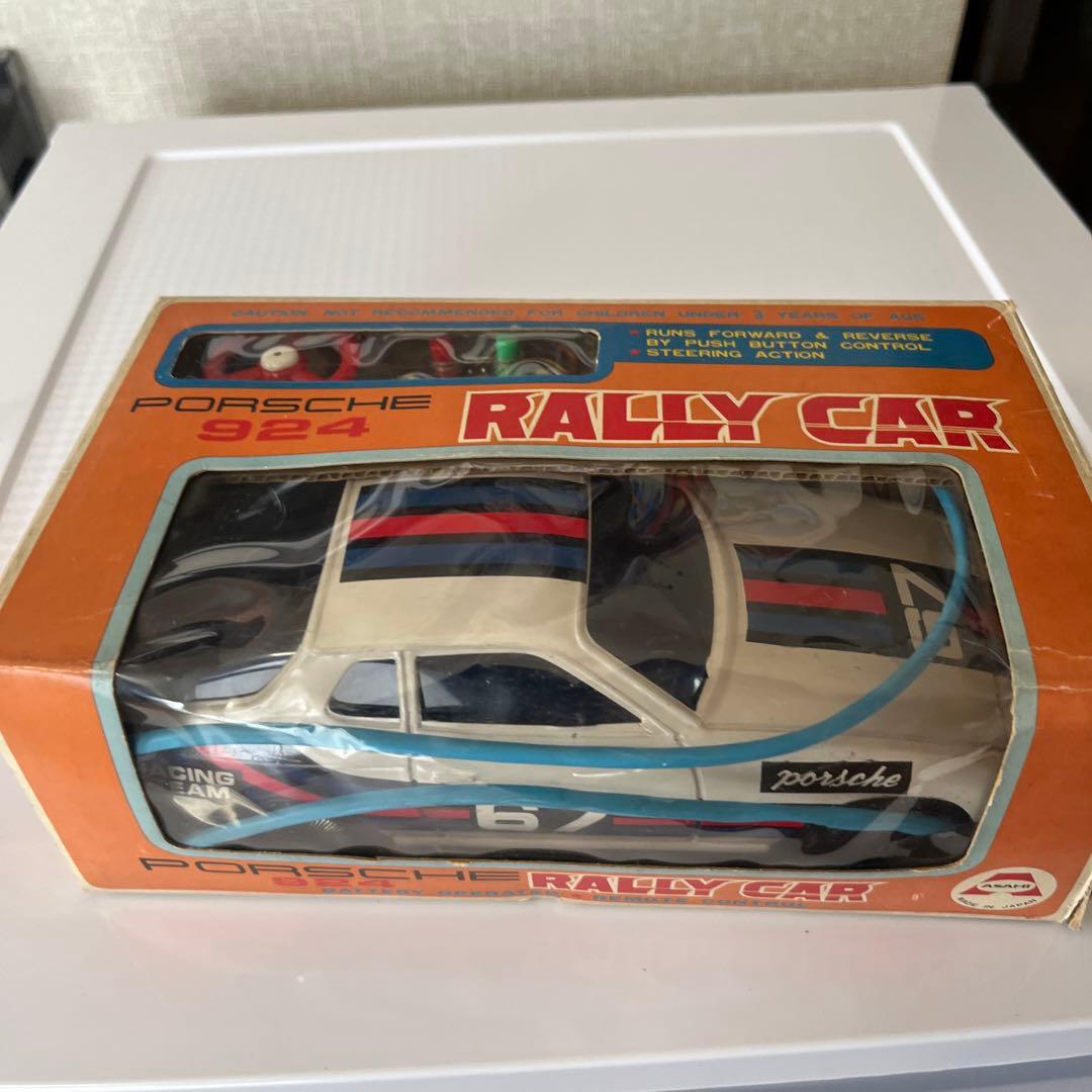 ブリキ　アサヒ　ポルシェリモコンカー　ビンテージ