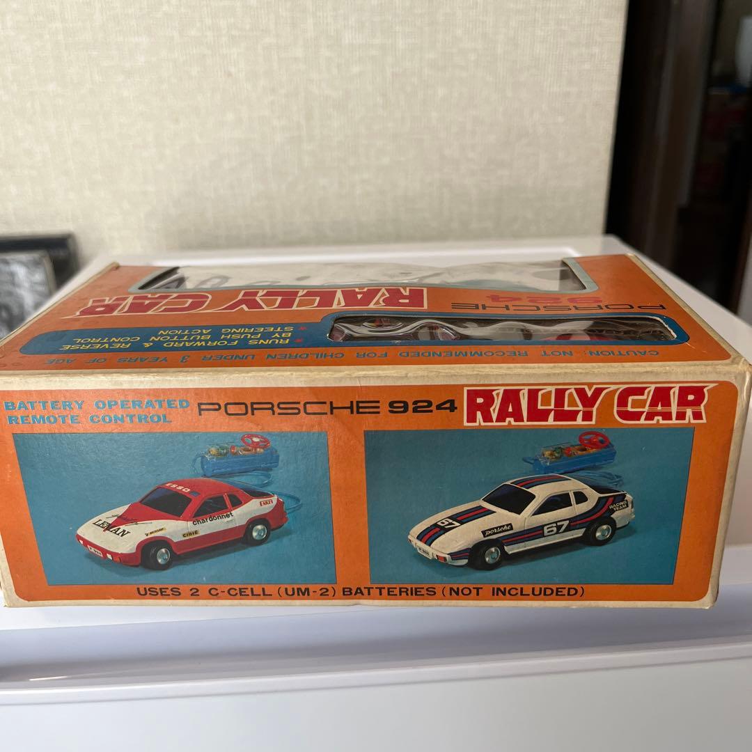 ブリキ　アサヒ　ポルシェリモコンカー　ビンテージ