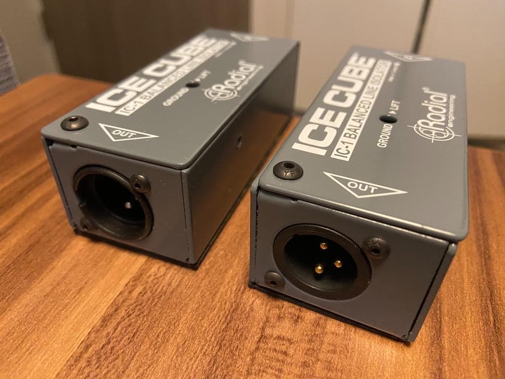 Radial Ice Cube インラインアイソレーター 2個セット