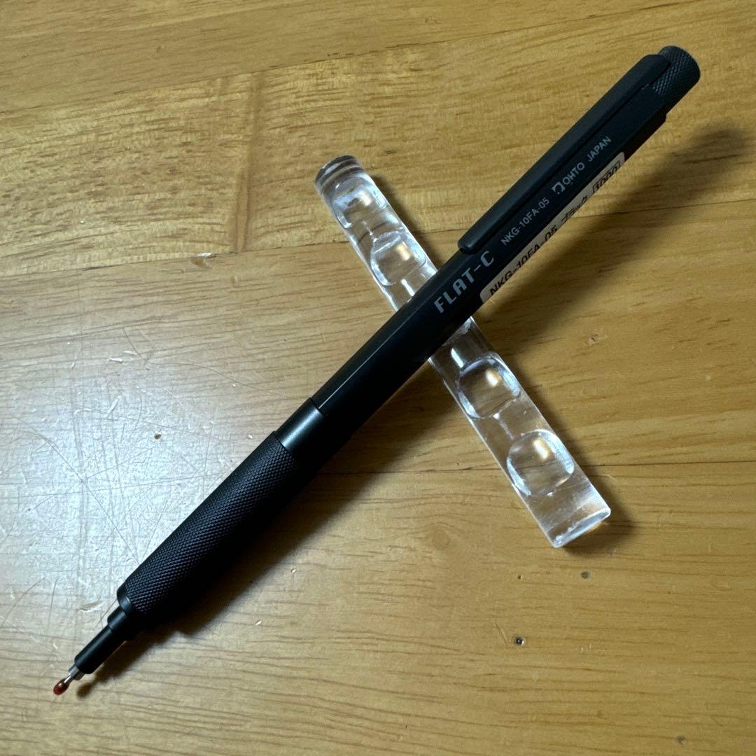 新品 廃盤 OHTO オート FLAT-C フラットシー ボールペン ブラック