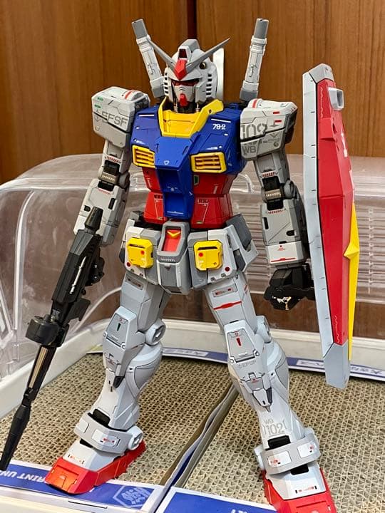pg unleashed ガンダム 塗装済み完成品 全塗装