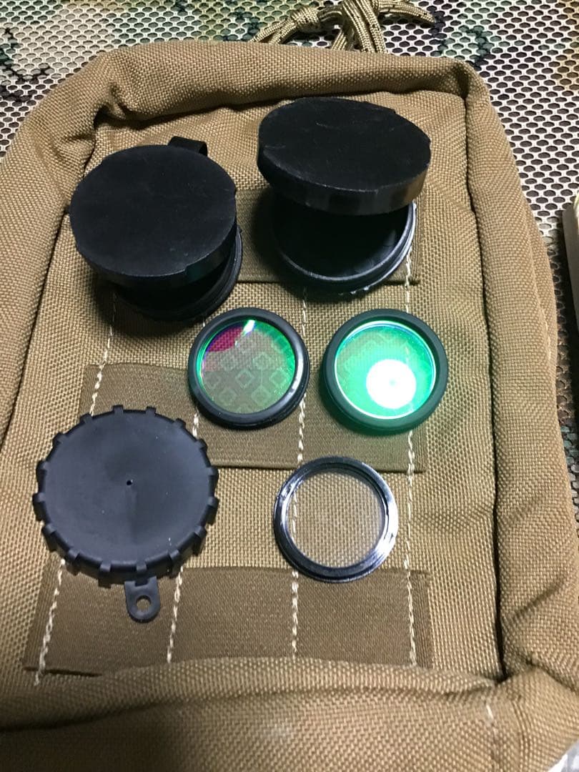 米軍放出品実物　ナイトビジョンマウント，レンズセット中古品2