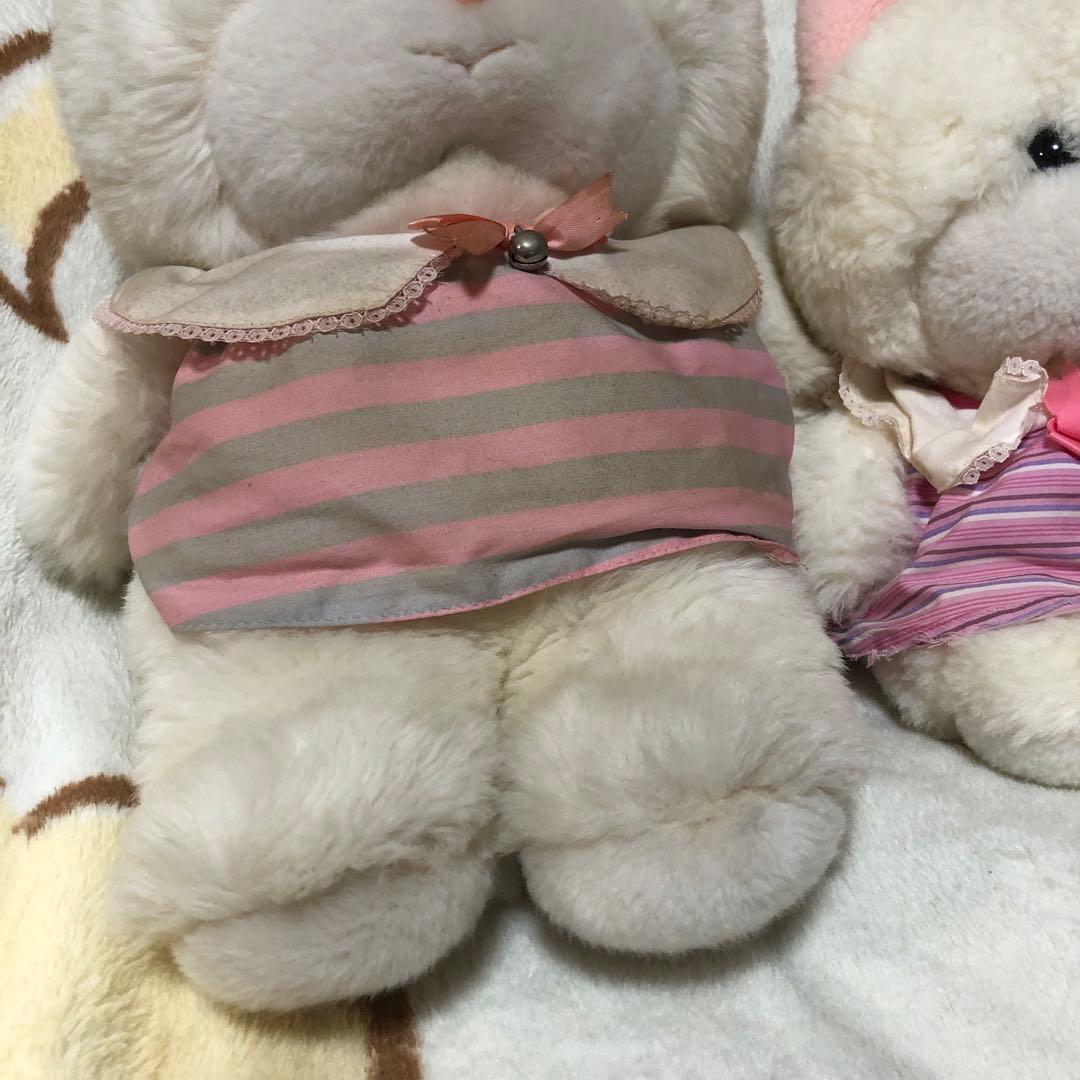 昭和レトロ　ヴィンテージ 吉徳　クリーミー　猫　ぬいぐるみ　中古品　2こセット