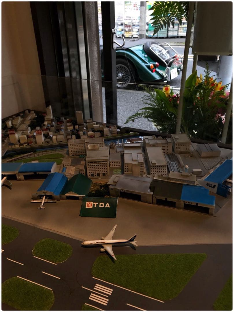 【引取り限定】　ジオラマ模型　昭和の羽田空港