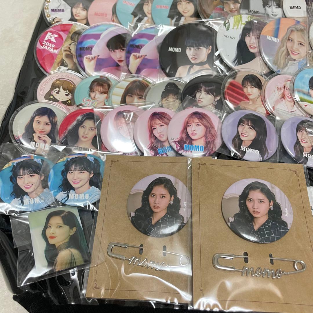 TWICE モモ 缶バッジ セット まとめ 痛バ グッズ