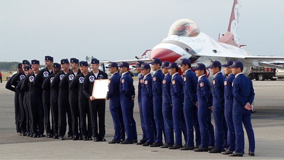 1/48 F-16サンダーバーズ&T-4ブルーインパルス 2009三沢来日時