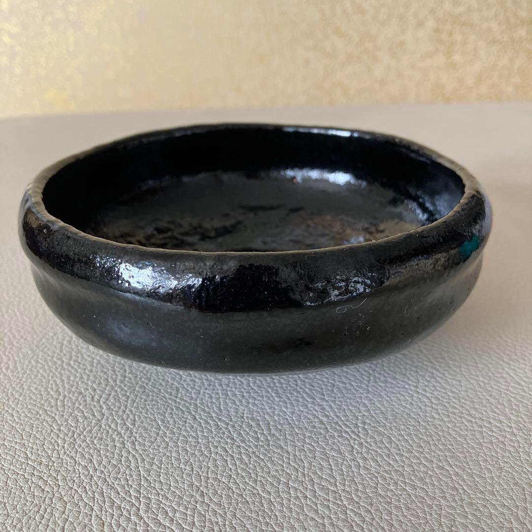茶道具 黒楽 平茶碗 和楽 箱無
