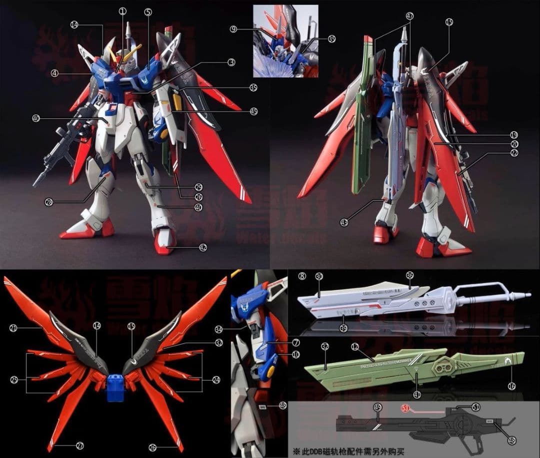 【新品・未組立】ゼウスシルエット＋アカツキ＋シラヌイパック＆接続パーツ セット