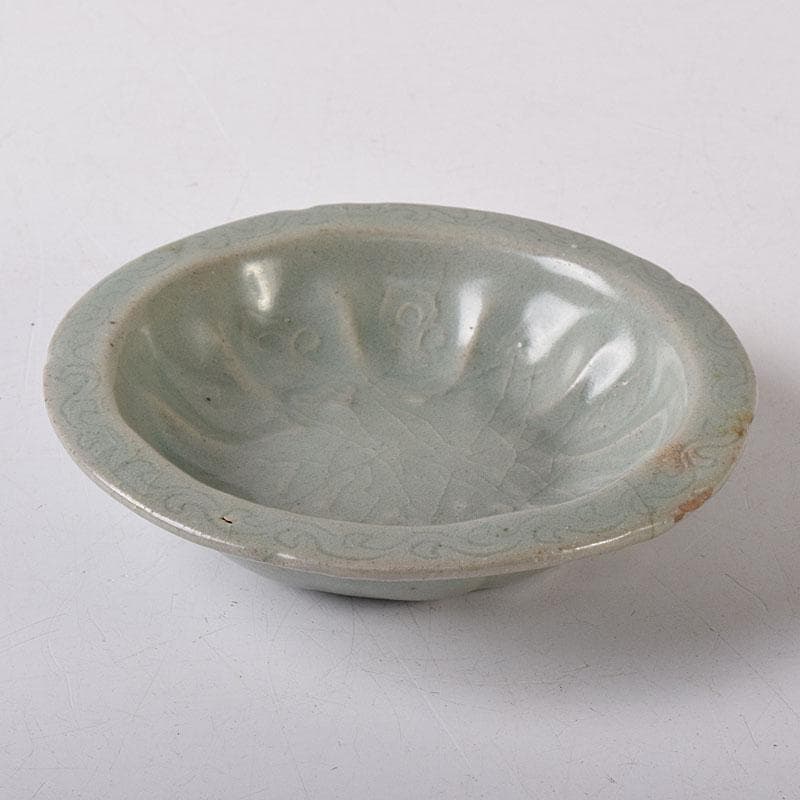 中国　龍泉窯　粉青釉　小皿　小鉢　古玩器　C　R8467