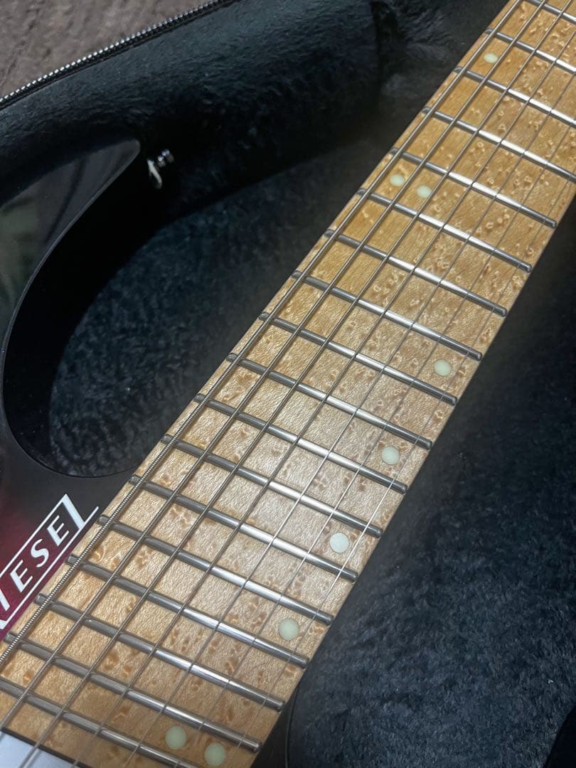 Kiesel CL7 Pink Burst キルテッドメイプル 7弦