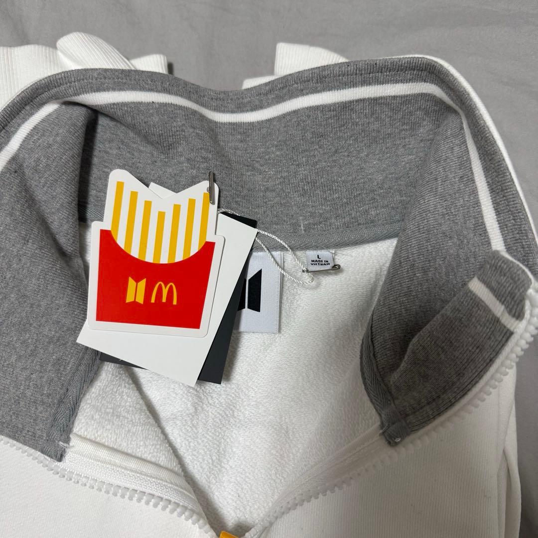 BTS マクドナルド　メルティングジップスウェット　Ｌ　トレカ付き
