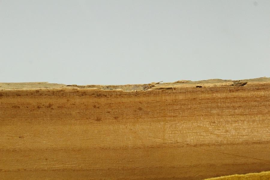 茶道具 竹花生 書付 時代物(K-XA872)