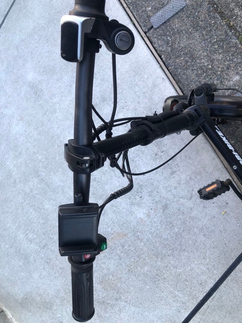 MOBI-BIKE 電動アシスト自転車 ブラック 折りたたみ