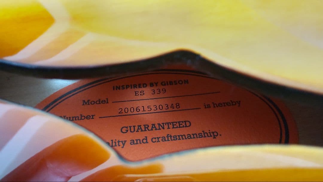 Epiphone ES-335 サンバースト