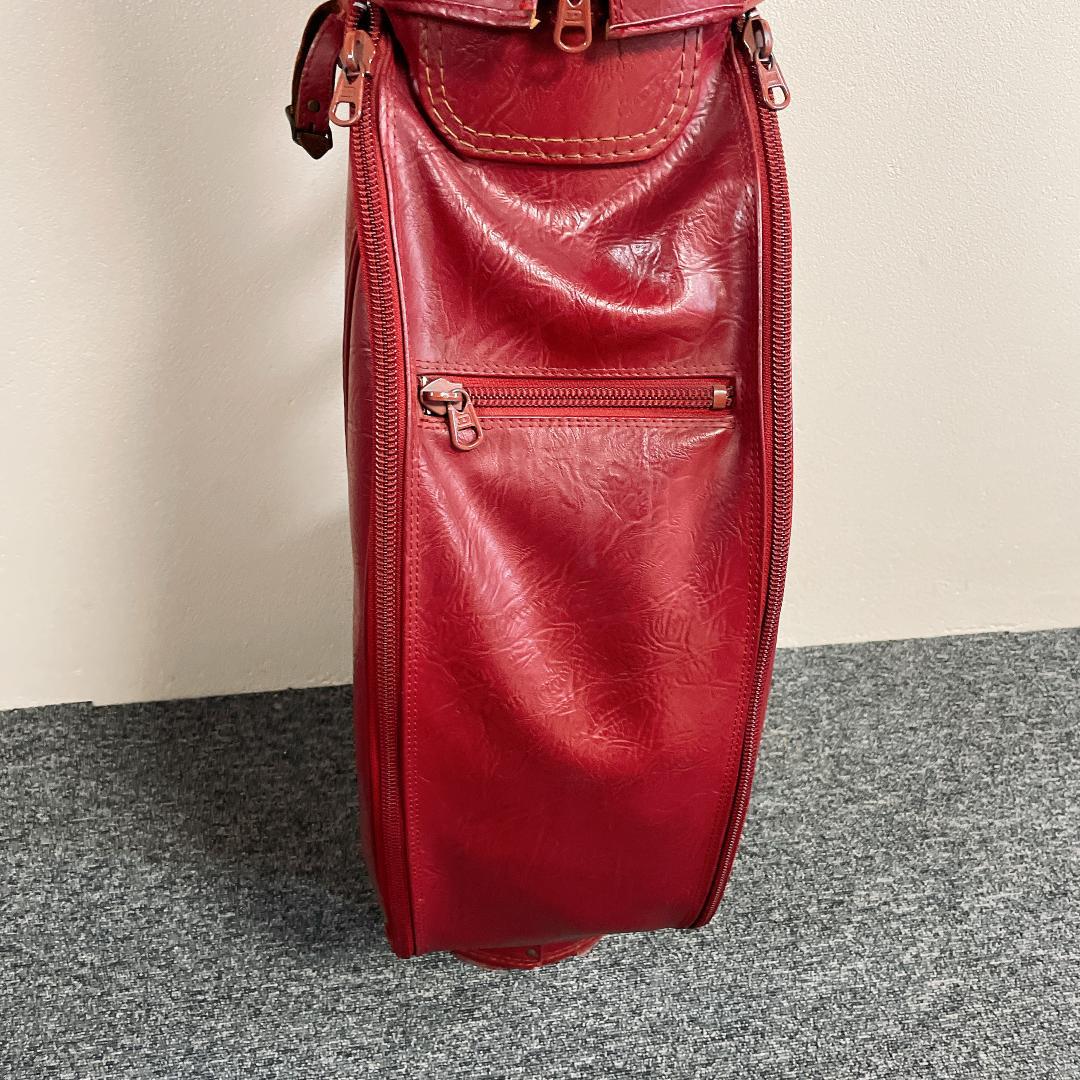 おまけ多数　希少 ダンロップ WINDSOR キャディバッグ レザー　クラシック