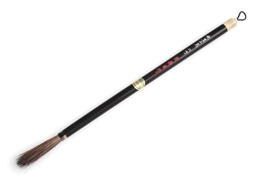 【Amami 新品文具】大筆　限定品　二号　純黒山馬　菊壽堂製筆