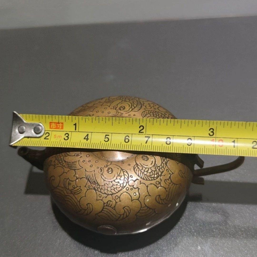 銅 細工 水滴壺 硯滴 文房用品 書道具 文房具 工芸品 置物