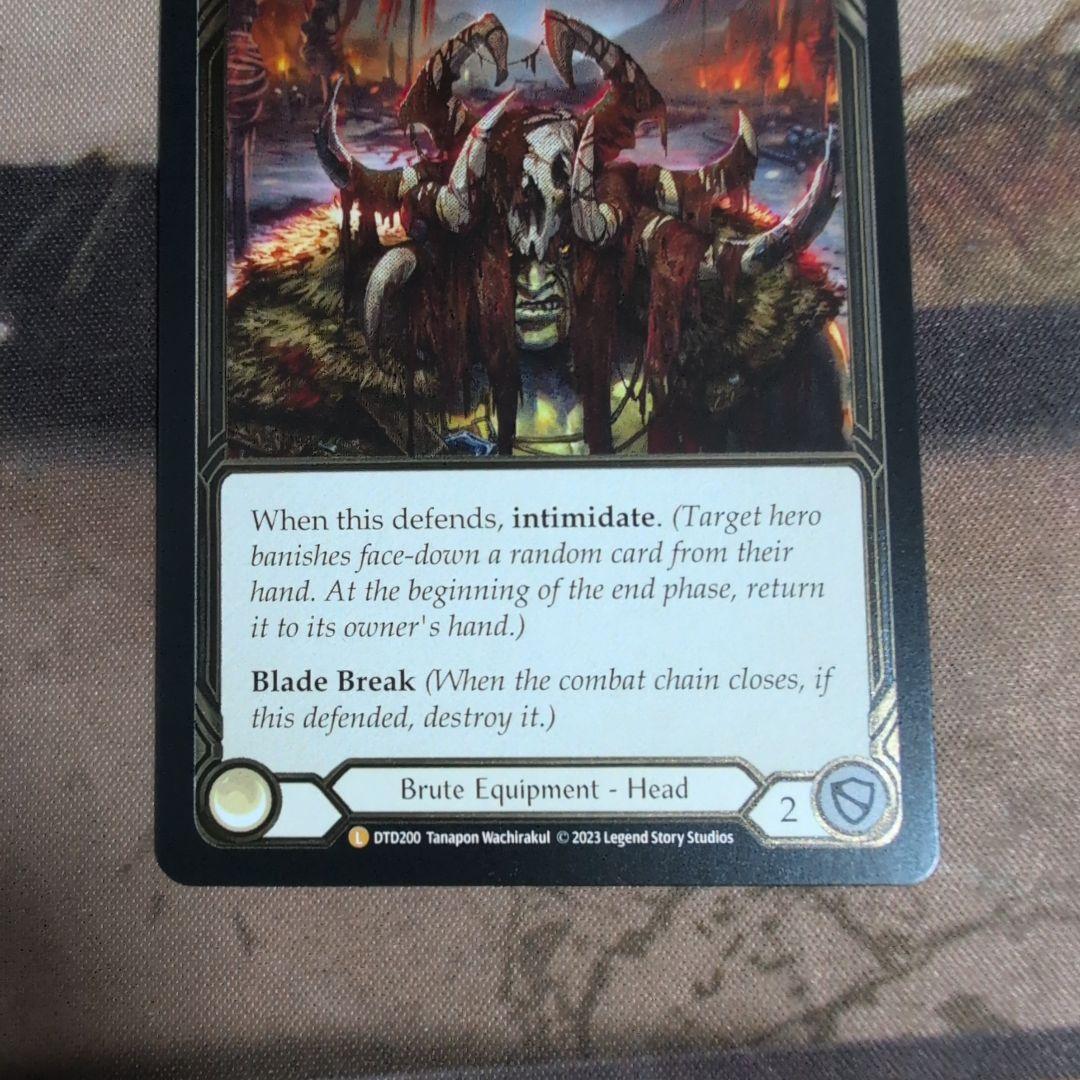 FaB　Scowling Flesh Bag　CF Cold Foil