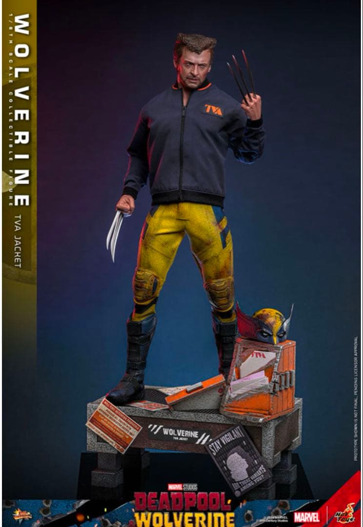 新品未開封　ホットトイズ　1/6 ウルヴァリン(TVAジャケット版)