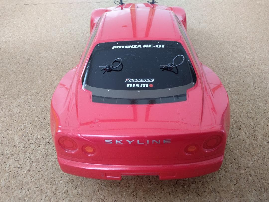 タミヤ TG10 フルセット エンジンカー R34GTR ドリフトタイヤ付き