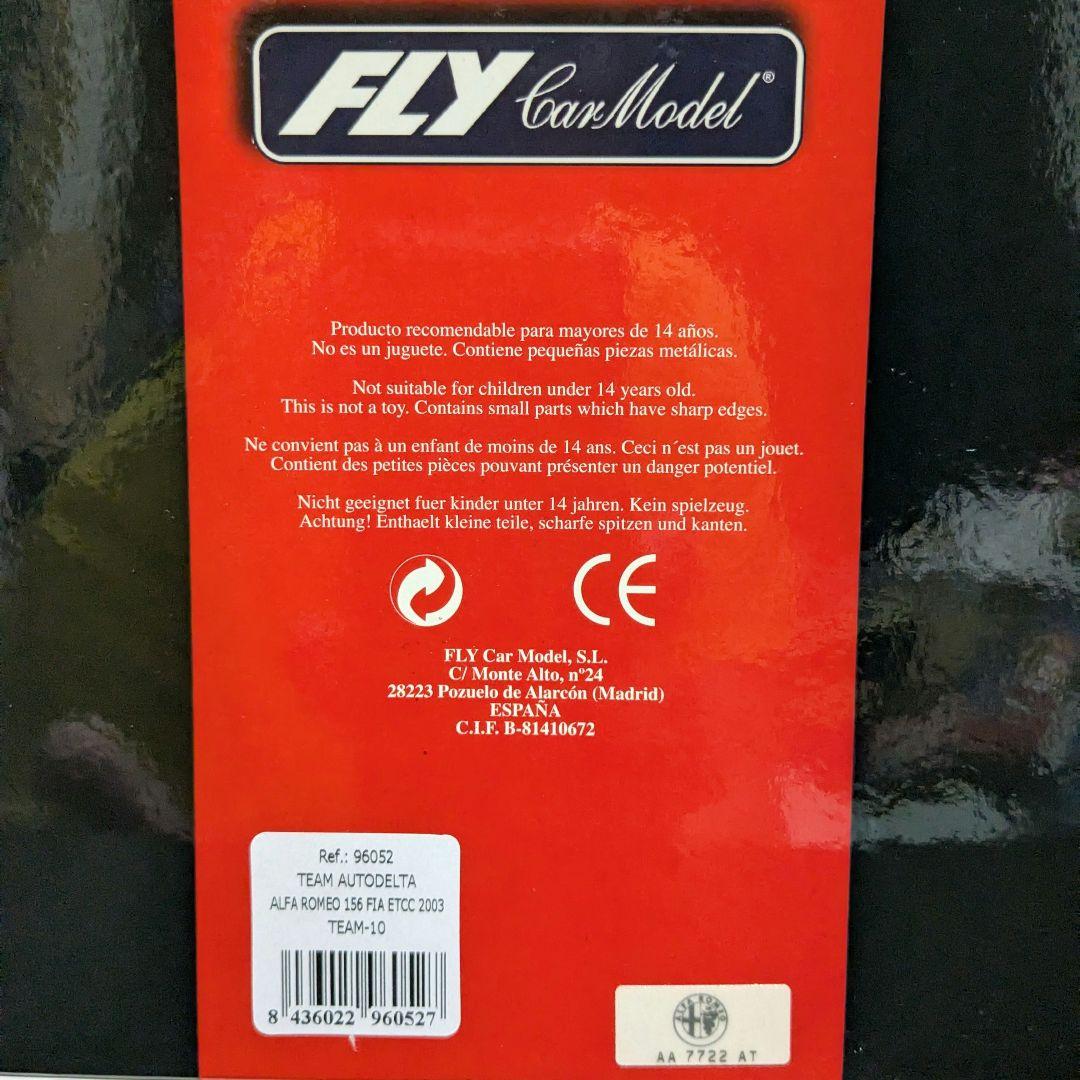 ミニカー FLY CAR MODEL ALFAROMEO 156 GTA 2003 BOX