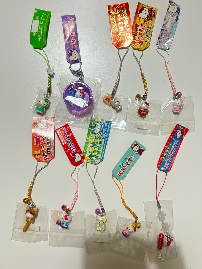 【186点】ご当地キティ 大量 根付 ストラップまとめ売り (おまけ付き)