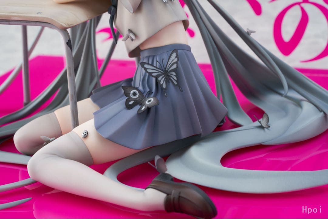 わ*こ様 ガレージキット 塗装済 完成品 初音ミク 蝶の少女　ホビラン29