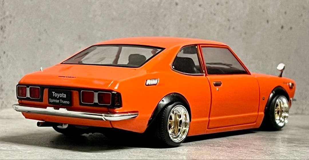 国産名車 1/24 スプリンター トレノ カスタム ガレージ ジオラマ 旧車