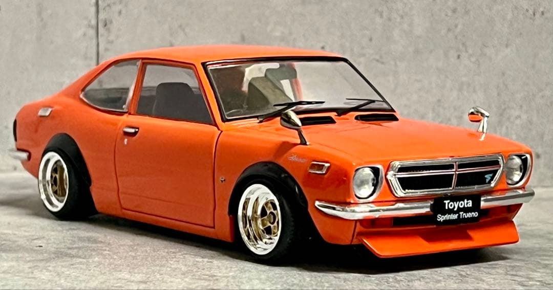 国産名車 1/24 スプリンター トレノ カスタム ガレージ ジオラマ 旧車