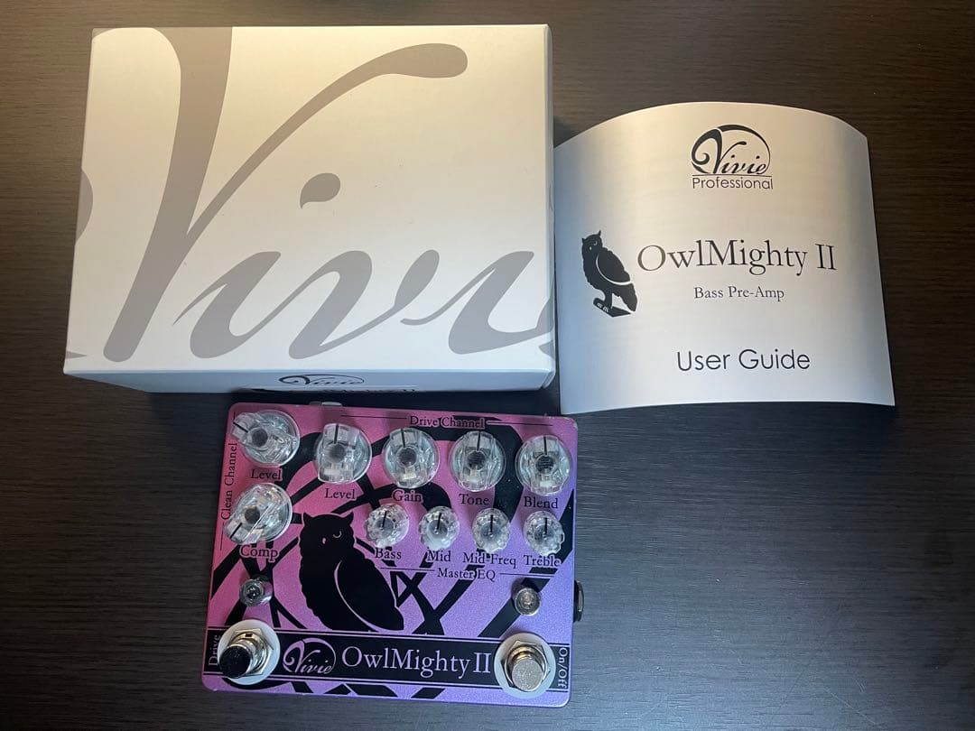 Vivir OwlMighty II ベースエフェクター　プリアンプ　生産完了品