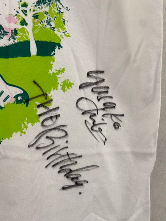 The Birthday 直筆サイン入り Tシャツ サイズM チバユウスケ