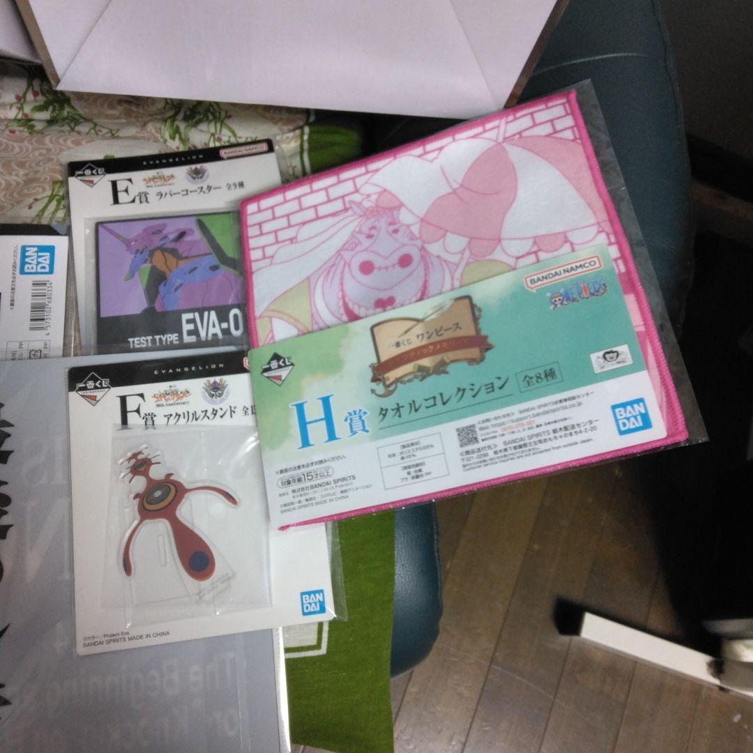 エヴァンゲリオン A賞 & ワンピースくま＆ボニー B賞フィギュアセット　他5点