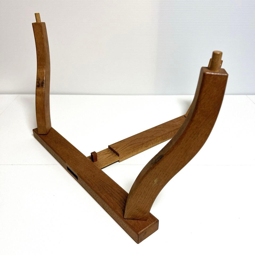 【美品】　岡田屋布施 台座　平太鼓 40cm×15cm バチ付き　和太鼓　打楽器