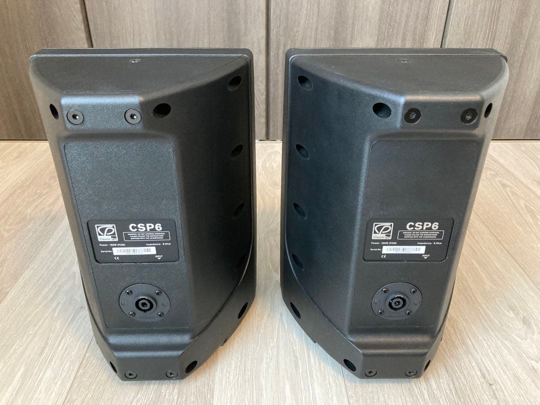 【美品＋バッグ付き】CSP6 2ウェイ パッシブスピーカー