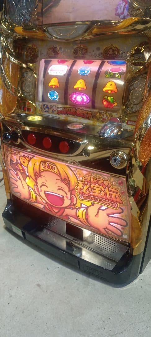 送料込　パチスロ　実機　クレアの秘宝伝　眠りの塔とめざめの石　不要機付