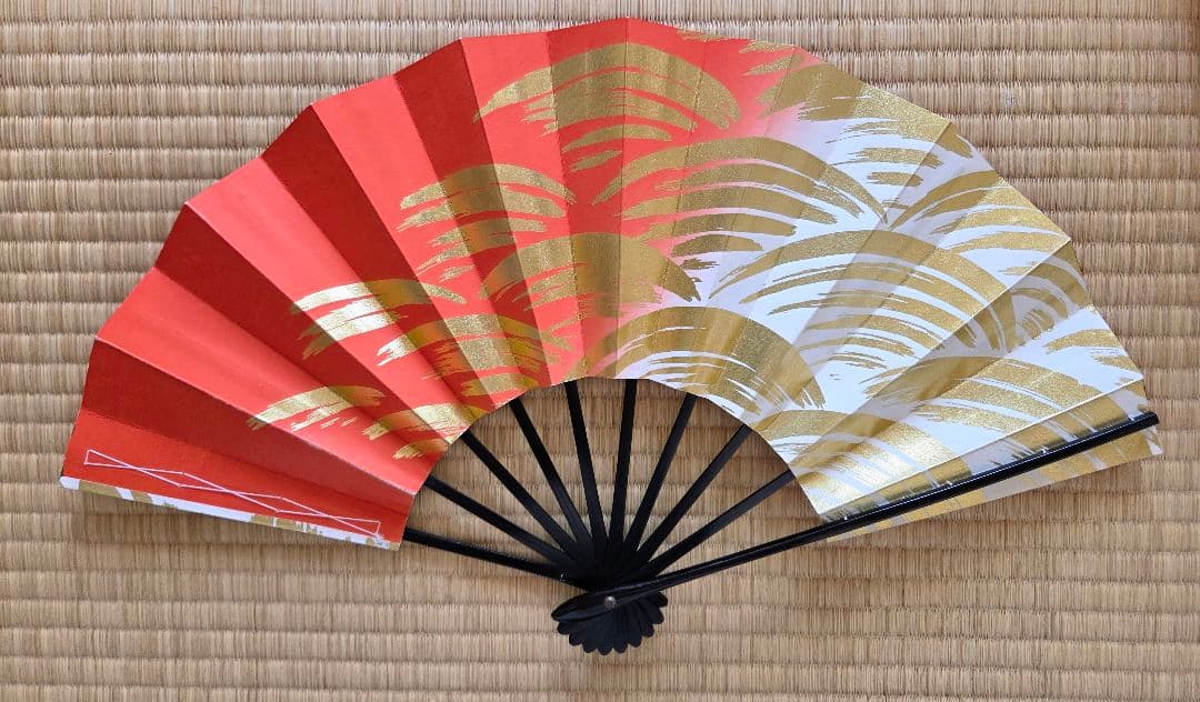 日本舞踊　小道具　尺舞扇子　2本セット