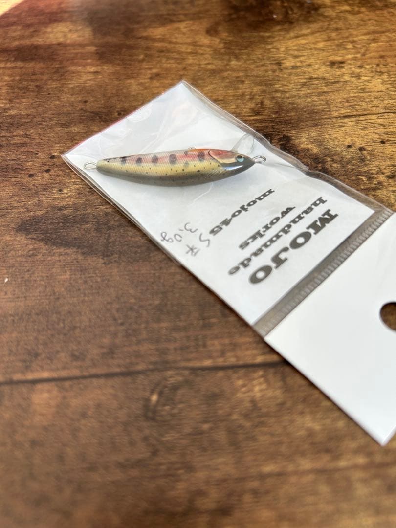 新品 mojo ミノー 45S 平 3.0g ハンドメイドルアー 渓流ルアー